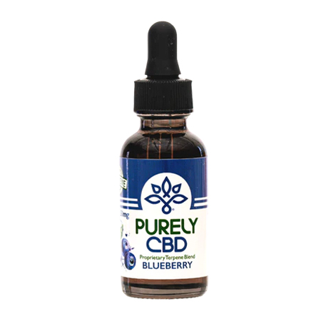 Image of Purely CBD Blueberry Broad Spectrum CBD Tinctures