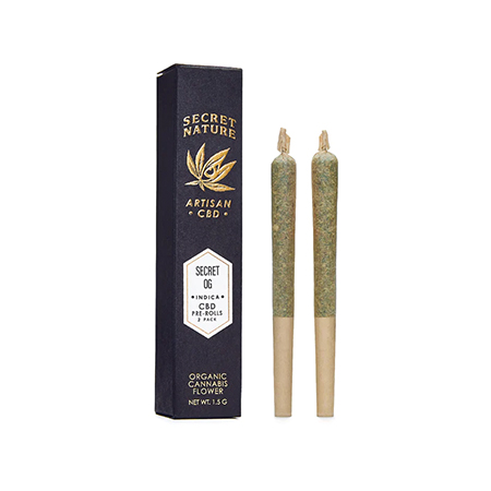 Secret Nature's Secret OG Pre-rolls